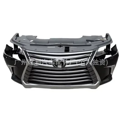 Front Bumper Assembly Replacement for Lexus LX570 Luxury SUV, OE Style Front Bar Fascia Front Bumper Assembly Replacement for Lexus LX570 Luxury SUV, OE Style Front Bar Fascia