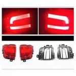 LED Rear Bumper Reflector Lights for Toyota Land Cruiser 200 LC200 2016-2021, LED Tail Brake Fog Lamps