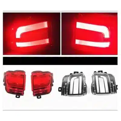 LED Rear Bumper Reflector Lights for Toyota Land Cruiser 200 LC200 2016-2021, LED Tail Brake Fog Lamps LED Rear Bumper Reflector Lights for Toyota Land Cruiser 200 LC200 2016-2021, LED Tail Brake Fog Lamps