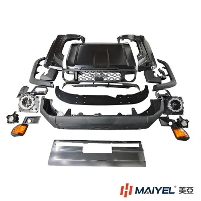 2024 Facelift Upgrade Body Kit for Toyota Land Cruiser LC76 2010-2020, Modern Look Conversion ABS Material 2024 Facelift Upgrade Body Kit for Toyota Land Cruiser LC76 2010-2020, Modern Look Conversion ABS Material