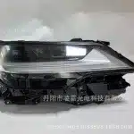 LED Headlight Assembly with Three-Eye Lens and Sequential Turn Signal for Lexus LX600 2022-2024, Right Passenger Side