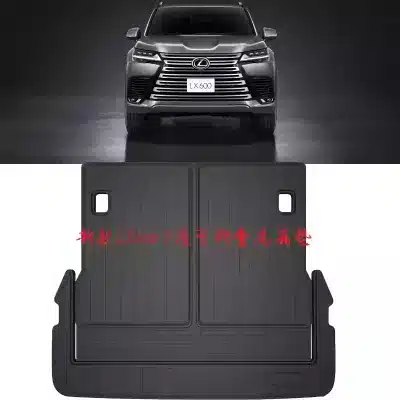 TPE All-Weather Rear Trunk Mat for Lexus LX600 7-Seater, Foldable Cargo Liner Beige, Custom Fit Floor Mat TPE All-Weather Rear Trunk Mat for Lexus LX600 7-Seater, Foldable Cargo Liner Beige, Custom Fit Floor Mat
