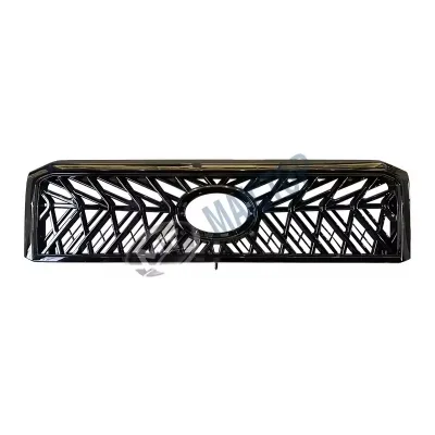 Front Bumper Grille TRD Style Replacement for Toyota Land Cruiser LC75 LC76 LC78 LC79 2007-2023, ABS Black