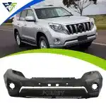 Front Bumper Cover Fascia Replacement for Toyota Prado FJ150 2014-2017, Unpainted Finish