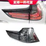 LED Smoked Rear Taillight Assembly for 2016-2022 Lexus LX570, Sequential Turn Signal Brake Parking Light
