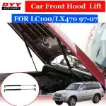 Front Hood and Rear Tailgate Gas Struts Lift Supports for 1998-2007 Toyota Land Cruiser LC100 & Lexus LX470