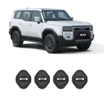 4PCS Silicone Door Lock Protective Cover for 2024 2025 Toyota Prado LC250, Interior Modification Rust Protector