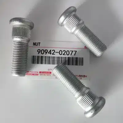 Wheel Hub Bolt and Nut M14x1.5 fit for Toyota Land Cruiser HZJ76 HZJ78 HZJ79 100 200 Series, 90942-02077