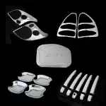 Chrome Fuel Tank Cap Cover Trim with Lettering for 2003-2009 Toyota Prado FJ120, ABS Chrome Exterior Decor