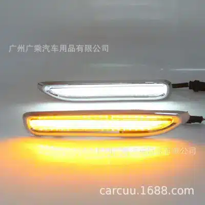 LED Daytime Running Lights White/Amber Turn Signal Fog Lamp Assembly for 1998-2003 Lexus RX300 RX330 LED Daytime Running Lights White/Amber Turn Signal Fog Lamp Assembly for 1998-2003 Lexus RX300 RX330