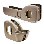 Side Door Panel Cup Holder and Horn Cover for Toyota Land Cruiser 70 75 76 78 79 Series 2007-2021, Beige ABS