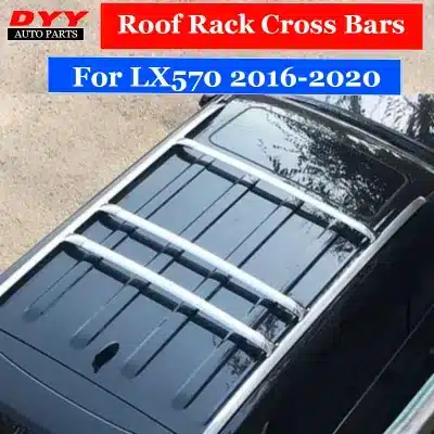3-Piece Roof Rack Cross Bars Set Compatible with 2016-2020 Lexus LX570, Silver Aluminum Luggage Carrier 3-Piece Roof Rack Cross Bars Set Compatible with 2016-2020 Lexus LX570, Silver Aluminum Luggage Carrier