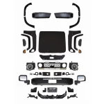 Full Facelift Body Kit Front Bumper & Fender Set for Toyota Land Cruiser LC71 LC76 LC78 LC79 2024 Look, PU Material
