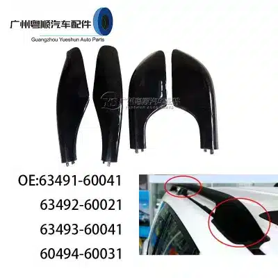 Roof Rack Luggage Trim Cover Set for Toyota Land Cruiser UZJ100 & Lexus LX470 1998-2007, OE 63493-60041 63494-60031 Roof Rack Luggage Trim Cover Set for Toyota Land Cruiser UZJ100 & Lexus LX470 1998-2007, OE 63493-60041 63494-60031