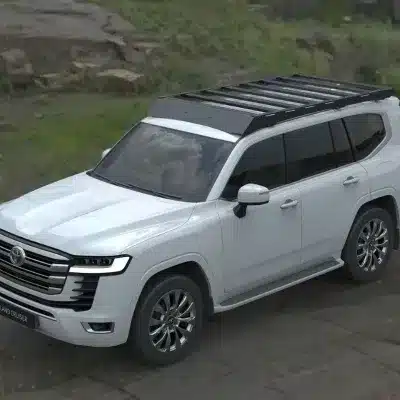 Roof Rack Cargo Platform Black Luggage Carrier System for Toyota Land Cruiser LC300 2022-2024 Roof Rack Cargo Platform Black Luggage Carrier System for Toyota Land Cruiser LC300 2022-2024