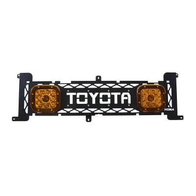 Front Grille Laser Spotlight Auxiliary LED Fog Lights for Toyota FJ Cruiser 2007-2022, ABS Housing Front Grille Laser Spotlight Auxiliary LED Fog Lights for Toyota FJ Cruiser 2007-2022, ABS Housing