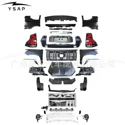 Full Face-lift Conversion Kit Headlights and Taillights for Toyota Prado LC120 Upgraded to 2018 LC150 Look, ABS Material Full Face-lift Conversion Kit Headlights and Taillights for Toyota Prado LC120 Upgraded to 2018 LC150 Look, ABS Material