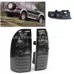 LED Rear Tail Light Assembly for Toyota Land Cruiser FJ90 1996-2002, 12V 36W 5500K White/Red Lens Replacement