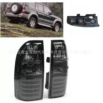 LED Rear Tail Light Assembly for Toyota Land Cruiser FJ90 1996-2002, 12V 36W 5500K White/Red Lens Replacement