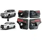 Interior Door Panel Upgrade Kit for 2008-2015 Lexus LX570, 2018-2021 Style Retrofit Leather Panels