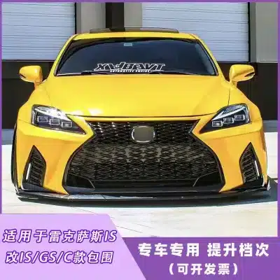 F-Sport Style Front Bumper Grille Kit for 2006-2012 Lexus IS250 IS350, 2021 Facelift Conversion, ABS Material F-Sport Style Front Bumper Grille Kit for 2006-2012 Lexus IS250 IS350, 2021 Facelift Conversion, ABS Material