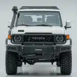 Off-Road Front Bumper Bull Bar with Long Corners for Toyota Land Cruiser LC71 LC76 LC78 LC79
