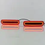 LED Rear Bumper Brake Lights Smoked Lens for 1998-2007 Toyota Land Cruiser LC100 Lexus LX470