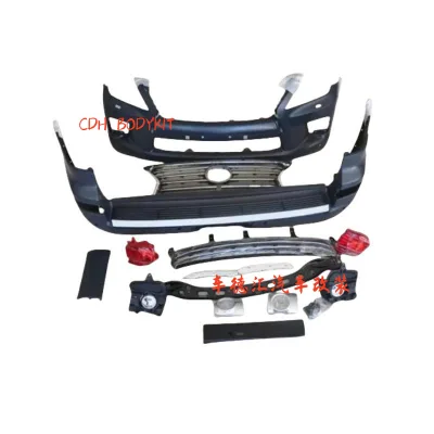 Full Facelift Body Kit Conversion Set for Lexus LX570, Includes Front and Rear Bumpers, Grilles and Headlights, PP Material Full Facelift Body Kit Conversion Set for Lexus LX570, Includes Front and Rear Bumpers, Grilles and Headlights, PP Material