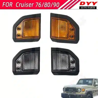 Clear Lens Signal Corner Light Assembly for 2024 Toyota Land Cruiser LC76 LC71 LC78 LC79 Series, 1 Pair Clear Lens Signal Corner Light Assembly for 2024 Toyota Land Cruiser LC76 LC71 LC78 LC79 Series, 1 Pair