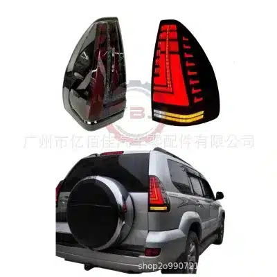 LED Tail Lights Assembly for 2003-2009 Toyota Land Cruiser Prado LC120 GRJ120, Sequential Flowing Turn Signal Brake Lamps LED Tail Lights Assembly for 2003-2009 Toyota Land Cruiser Prado LC120 GRJ120, Sequential Flowing Turn Signal Brake Lamps