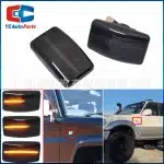 LED Side Marker Signal Lights Smoked Lens Sequential Flowing Indicators for Toyota Land Cruiser FJ80 HDJ80 HZJ80 FZJ80 1990-1997