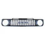 Front Bumper Replacement Grille Modified Style for 2024 Toyota Land Cruiser LC76, ABS Plastic