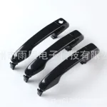 Exterior Door Handle Black Replacement for Toyota Land Cruiser Prado J150 2009-2023, Replaces 69210-60160-C0