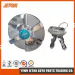 Locking Fuel Tank Cap with Keys for Toyota Land Cruiser FJ45 Series, Zinc Alloy Gas Cap Replacement, OE 69058-95400