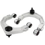 Front Upper Control Arms Pair, Adjustable Red Aluminum Alloy for Toyota Prado 120 150, FJ Cruiser