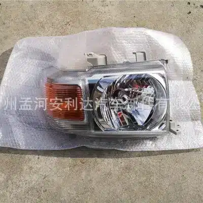Headlight and Front Grille Refitting Kit for Toyota Land Cruiser FJ70 FJ75 VDJ79, PC Lens Headlamp Assembly Headlight and Front Grille Refitting Kit for Toyota Land Cruiser FJ70 FJ75 VDJ79, PC Lens Headlamp Assembly