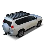 Roof Rack Side Ladder and Cargo Platform Access Step for 2010-2023 Toyota Land Cruiser Prado LC150, Aluminum & Steel Construction