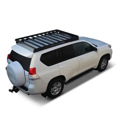 Roof Rack Side Ladder and Cargo Platform Access Step for 2010-2023 Toyota Land Cruiser Prado LC150, Aluminum & Steel Construction Roof Rack Side Ladder and Cargo Platform Access Step for 2010-2023 Toyota Land Cruiser Prado LC150, Aluminum & Steel Construction