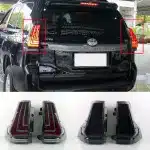 Full LED Tail Light Assembly for 2018-2023 Lexus GX400 GX460 GX470 with Sequential Turn Signal Start-up Animation