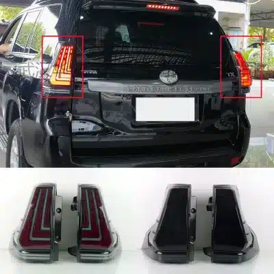 Full LED Tail Light Assembly for 2018-2023 Lexus GX400 GX460 GX470 with Sequential Turn Signal Start-up Animation Full LED Tail Light Assembly for 2018-2023 Lexus GX400 GX460 GX470 with Sequential Turn Signal Start-up Animation