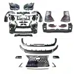 Full Body Kit Conversion for 2010-2018 Lexus GX460, Upgrade to 2020 Facelift Design, ABS Material