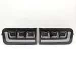 LED Fog Light Assembly with DRL Sequential Turn Signal for 2008-2011 Toyota Land Cruiser LC200 FJ200, IP67 Waterproof