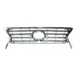 Front Upper Grille Assembly Replacement for 2013 Lexus LX570, High-Impact ABS Plastic Chrome Finish