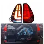 LED Sequential Tail Lights Assembly for 2003-2009 Toyota Land Cruiser Prado FJ120 LC120 Rear Brake Parking Fog Lamps
