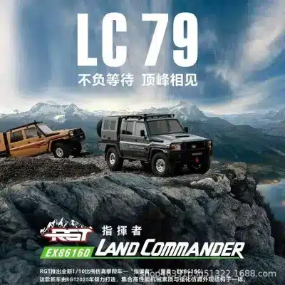 RGT EX86160 1:10 RC Crawler LC79 Commander Remote Control Off-Road Truck with 2WD/4WD Shiftable Diff Lock RGT EX86160 1:10 RC Crawler LC79 Commander Remote Control Off-Road Truck with 2WD/4WD Shiftable Diff Lock