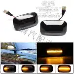 LED Side Marker Fender Turn Signal Lights Sequential Water Flow for Toyota Land Cruiser 70 80 100 Series LX470