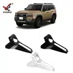 Gear Shift Side Panel Console Trim Cover for 2024 Toyota Prado LC250 Black Wood Grain Interior Accessories, RHD Only