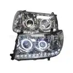 LED Headlight Assembly with Integrated Fog Lamp for 1998-2007 Toyota Land Cruiser LC100, 24V Upgrade