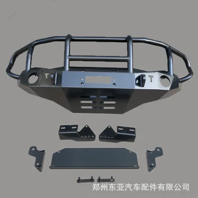 Heavy-Duty Carbon Steel Off-Road Front Bumper for Toyota FJ Cruiser, Protective Bull Bar & Light Mounts Heavy-Duty Carbon Steel Off-Road Front Bumper for Toyota FJ Cruiser, Protective Bull Bar & Light Mounts