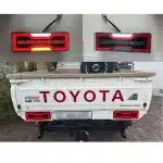 Rear LED Tail Light Assembly for Toyota Land Cruiser LC79 FJ79 Pickup 1984-2007 2021, Brake Parking Signal Lamp
